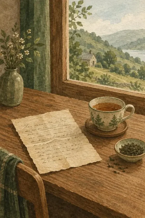茶山来信 封面插画