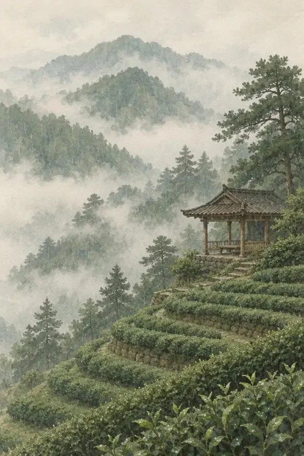 春山有雨 封面插画