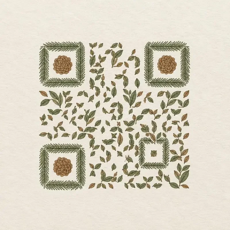 花魁古风甜虐短剧站 APP 下载二维码插画