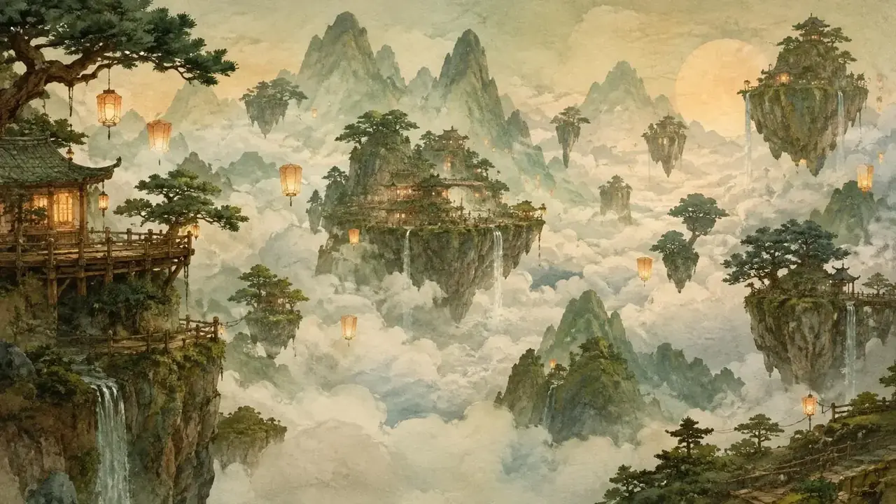 雾里仙踪 花魁古风甜虐短剧站画面