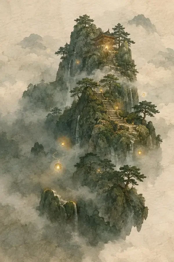 雾里仙踪 封面插画